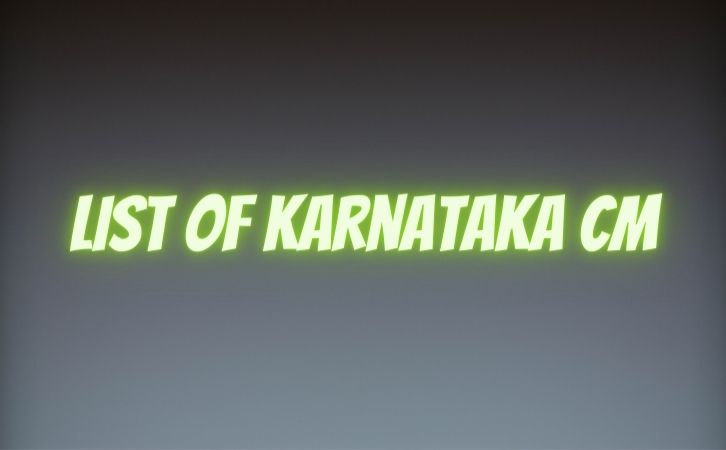 List of Karnataka CM | ‎कर्नाटक के मुख्यमंत्रियों की सूची | List of chief ministers of Karnataka | Karnataka CM list in Hindi PDF | Karnataka Chief Ministers (CM) List PDF in Hindi | Karnataka ke Mukhyamantri list in hindi