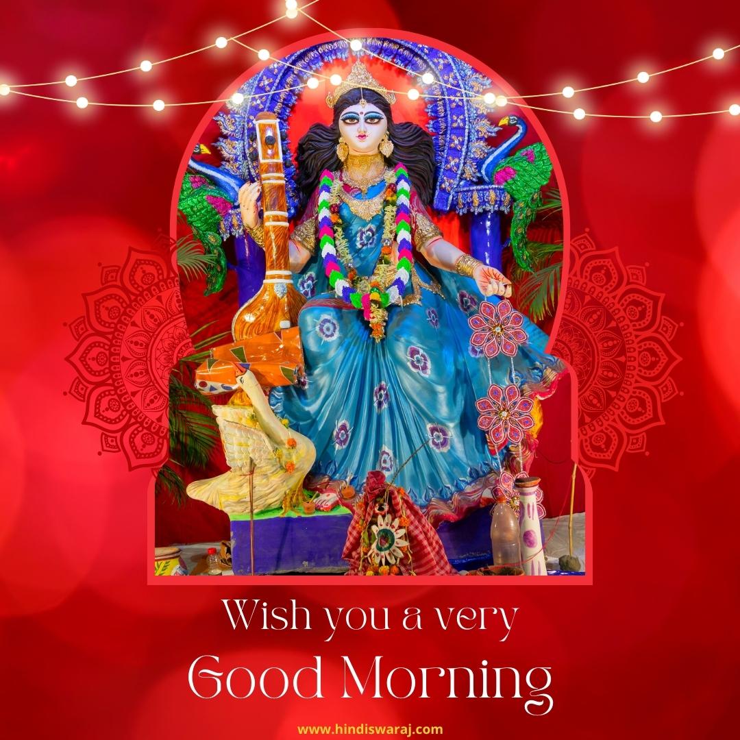Maa Saraswati Good Morning Images
